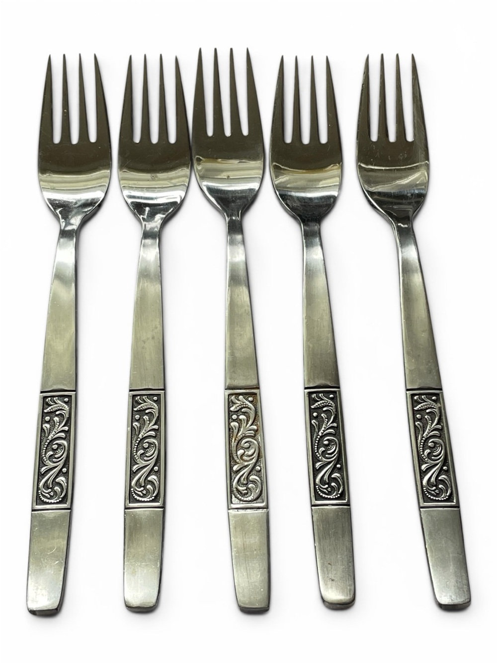 Amefa Royal Damask forks, set of 5